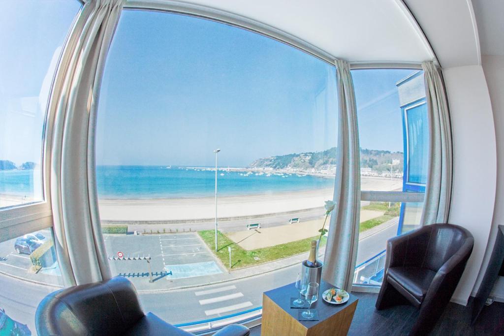 Hotel De La Plage 에르퀴 객실 사진